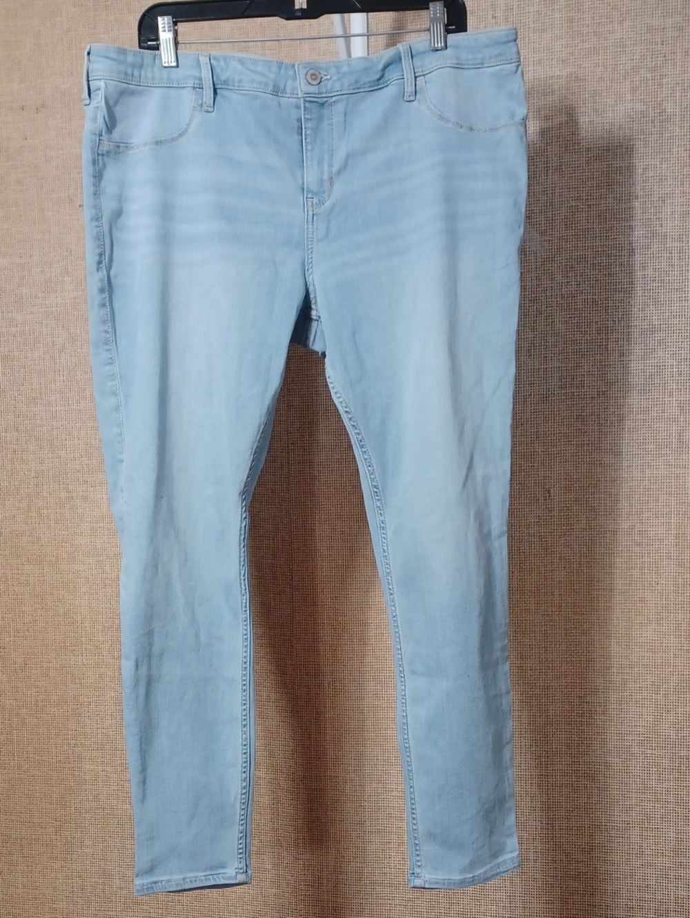 Hollister Light Blue Stretch Skinny Jeggings